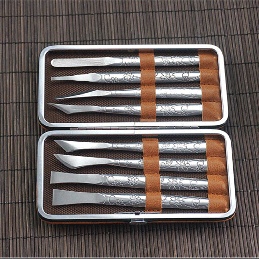 Professional Pedicure Tools Set Manicure Knife Kit Stainless Steel Toe Pedicure Knife Nail Clipper Feet Scraper Dead Skin Remove