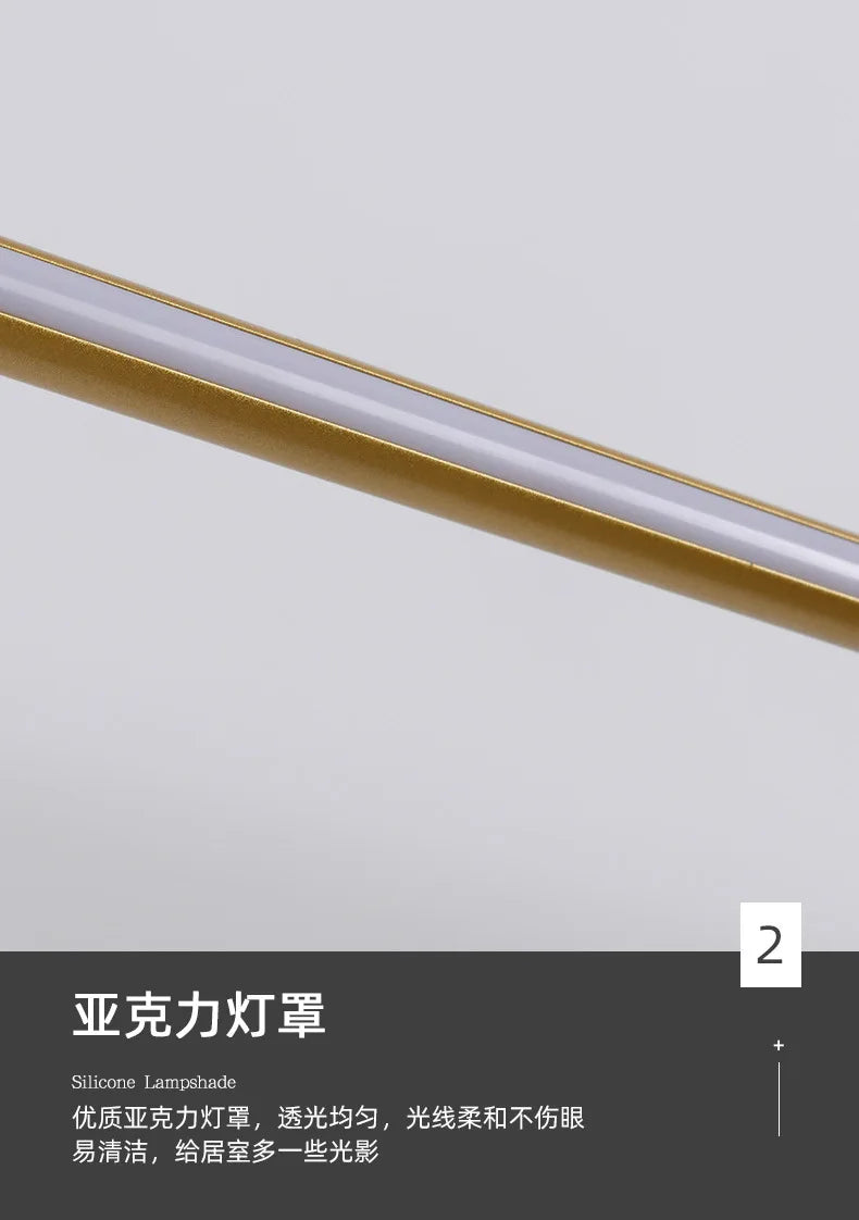 Modern Mirror LED Wall Lamps Minimalist Bathroom Wall Lamps For Bedroom Bedside Sconces Decorative Wall Mirrors Lighting Fixture