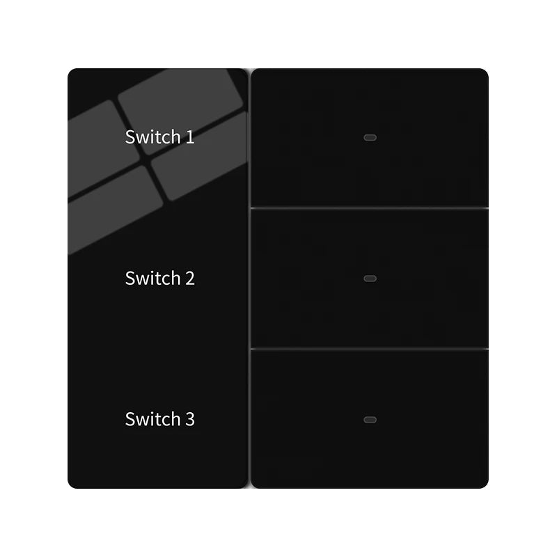 Hotel Name Lux-ury Sm-art Lighting Switch with Display Voice Control Sm-art Home Products