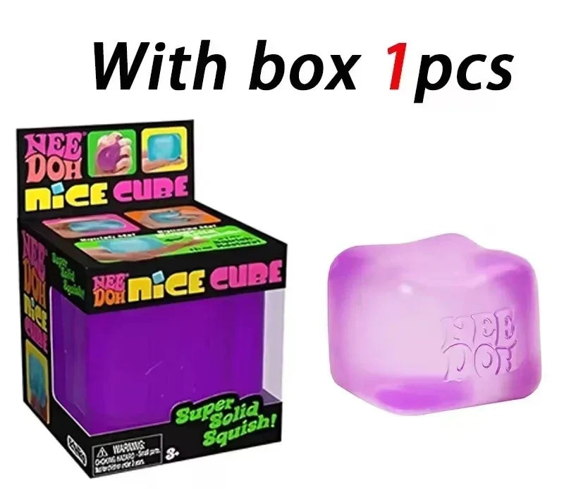 NeeDoh Nice Cube Sensory Stress Reliever Fidget Toy for Kids & Adults