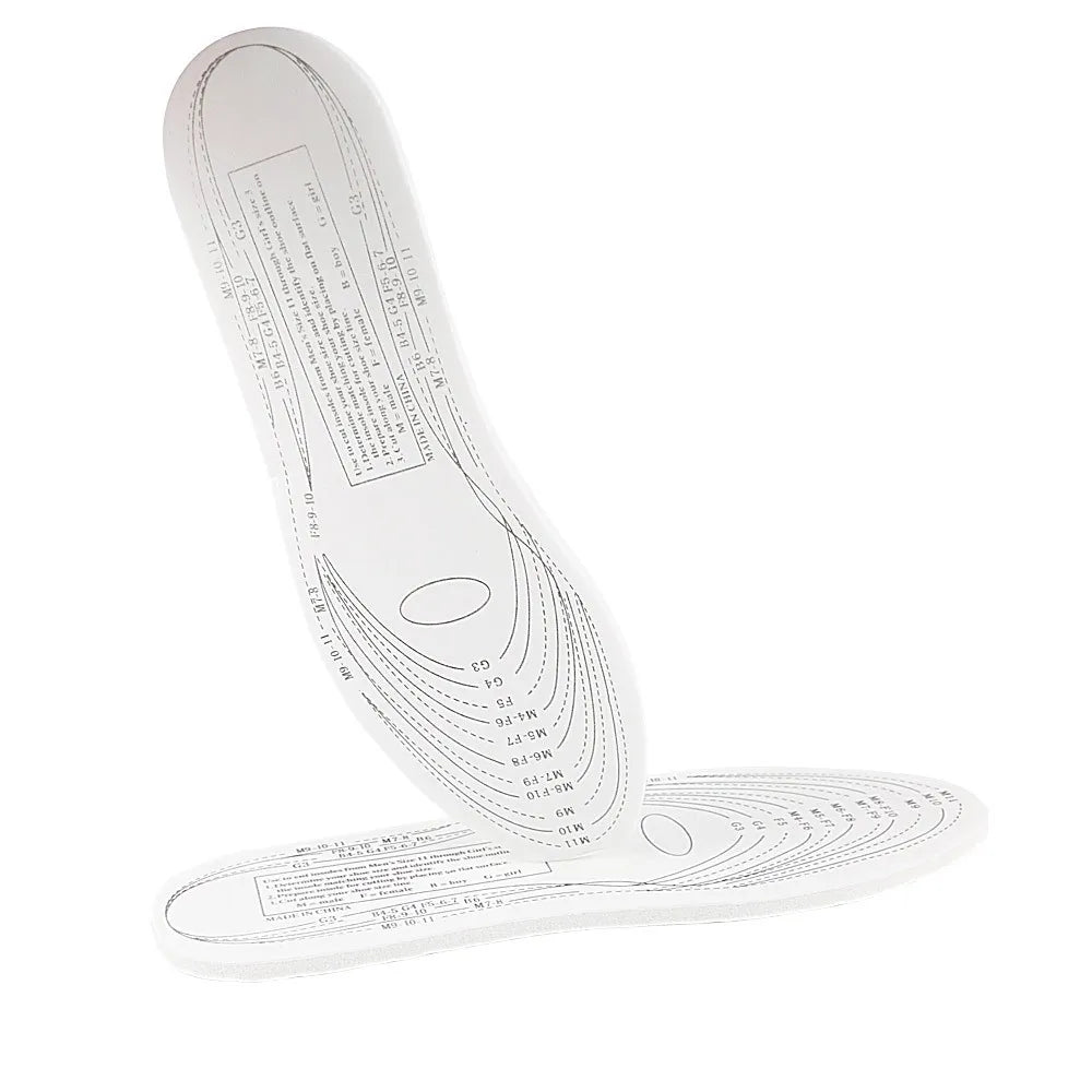 Memory Foam Sports Insoles For Shoes Men Women Sponge Foam Pad Shock-absorbing Comfort Insoles Shoe Inserts Cushion Can Be Cut