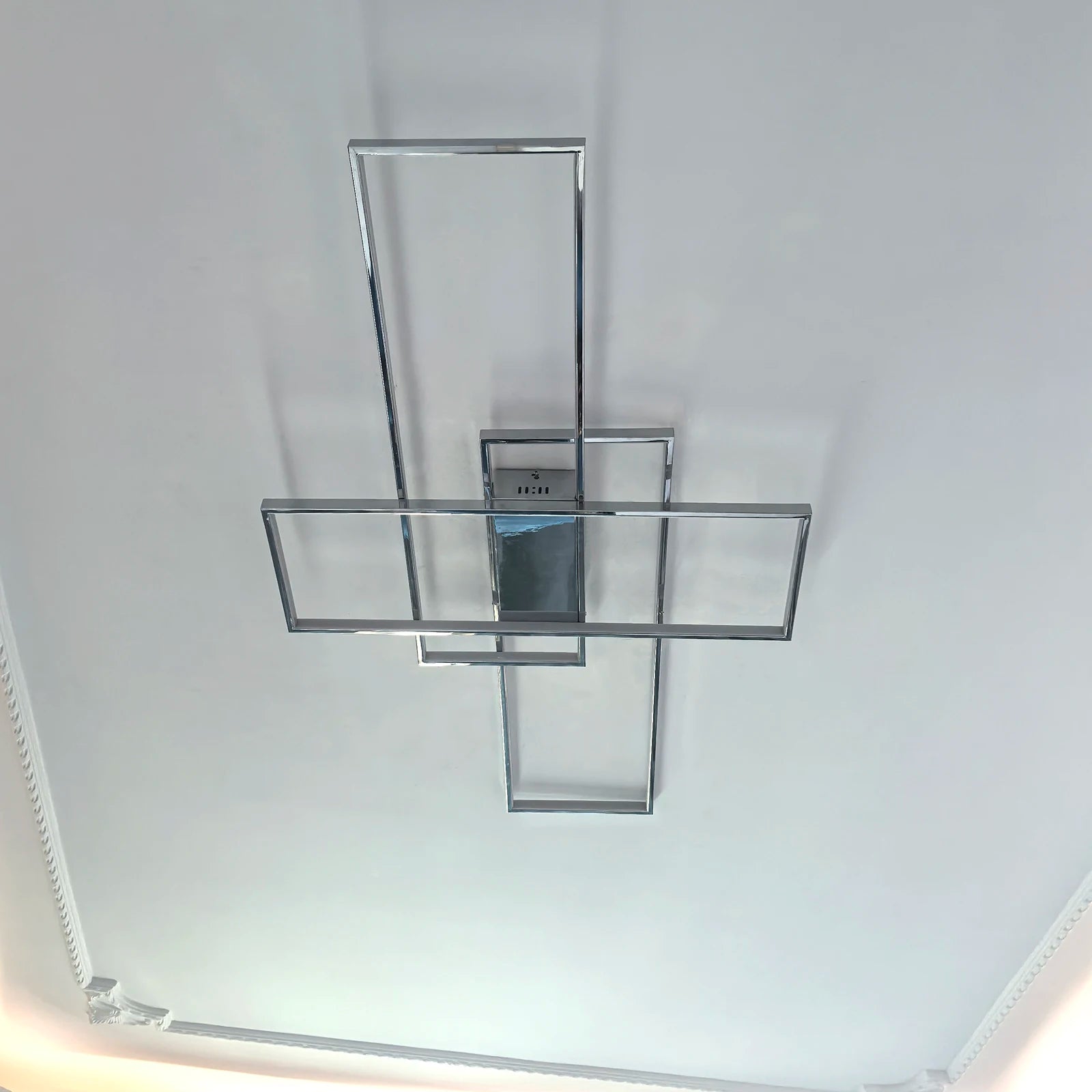 Smart Home Alexa Rectangle Aluminum Modern Led Ceiling Lights For Living Room Bedroom 85-265V White/Black Ceiling Lamp Fixtures