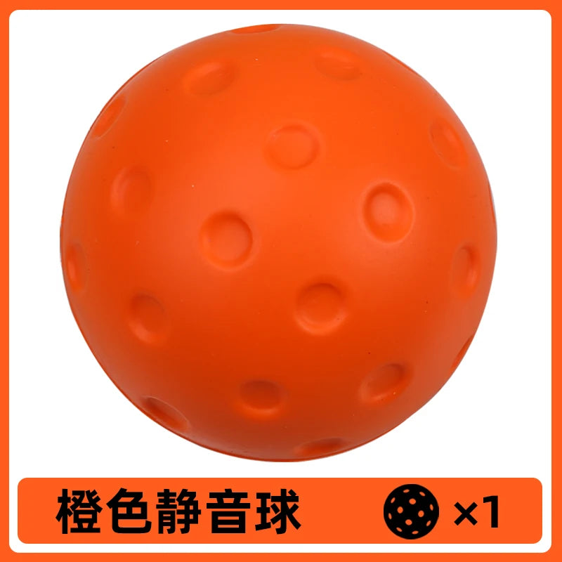 1PC Silent Pickleball Indoor Entertainment Silent Practice Ball PU Foam High Bounce Resistance Not Disturbing People