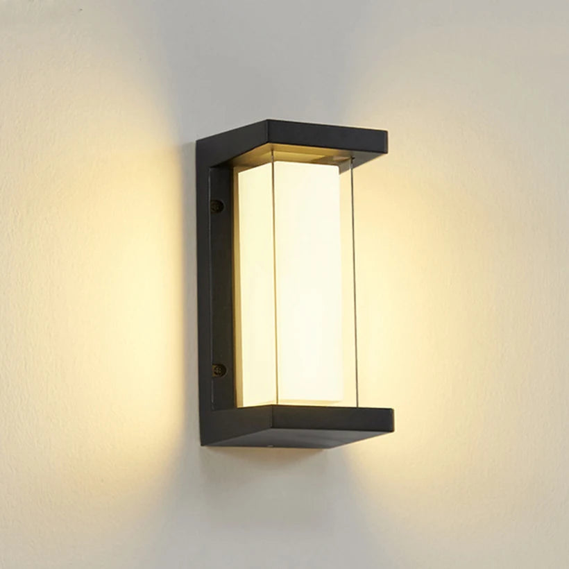 Smart WiFi LED Wall Lamp Indoor outdoor with Alexa Remote Control  RGBCW Wall Light for House Porch Front Door