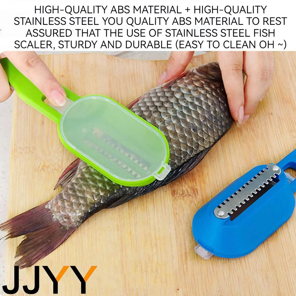 Fish Skin Brush Fast Fish Scale Remover Scraper Planer Tool Fish Scaler Fishing Knife Cleaning Kitchen Cooking Accessories