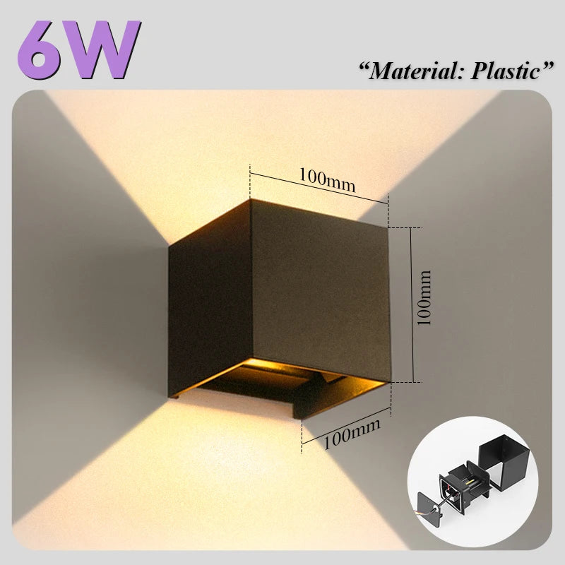 LED Wall Light Interior 6W Modern Decoration Lamp 85-265V Indoor Lighting For Home Stairs Bedside Living Room Wall Sconce Lamp