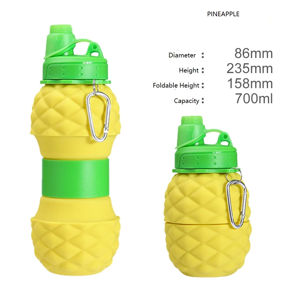 Soft Water Bottle Silicon Sports Bottle for Water Basketball Soccer Ball  BPA free for Kids Gift Father's Holiday Free Shipping