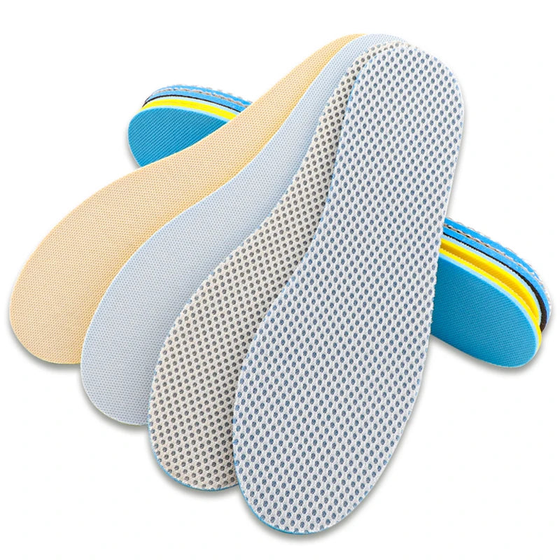 NEW Elastic Sports Insole Double Sided Breathable and Sweat Absorbing, Soft and Thickened Shock Absorption Basketball Insole
