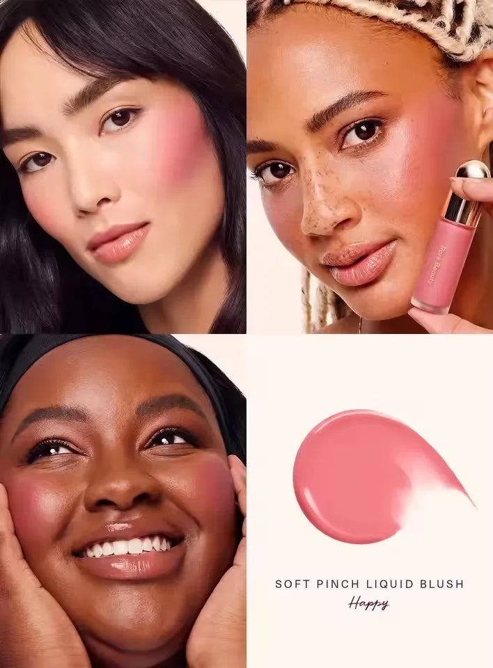 Rare Beauty Creamy Powder Blush Soft Focus Luminous Glow Buildable Pigment Lightweight Long Lasting Non-Fading Rosy Cheek Makeup