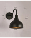 Loft Retro Industrial Indoor Wall Lamp Minimalist garden light Iron Lamp Restaurant Corridor Balcony Wall Light