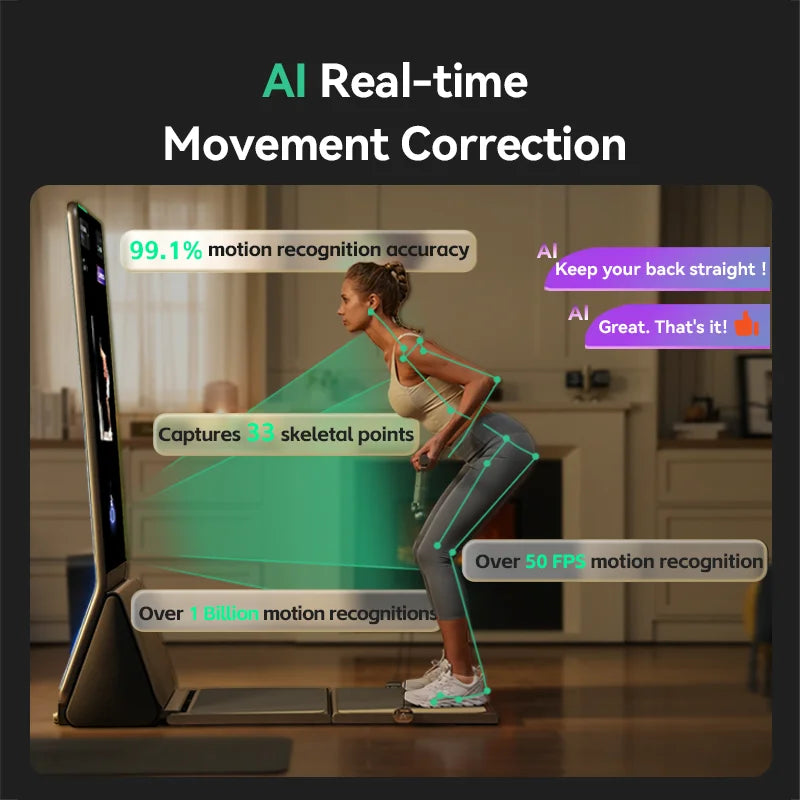 Luxury Smart Digital Gym Mirror for Home & Yacht Touch Screen & WiFi Feature Smart Beauty Mirror