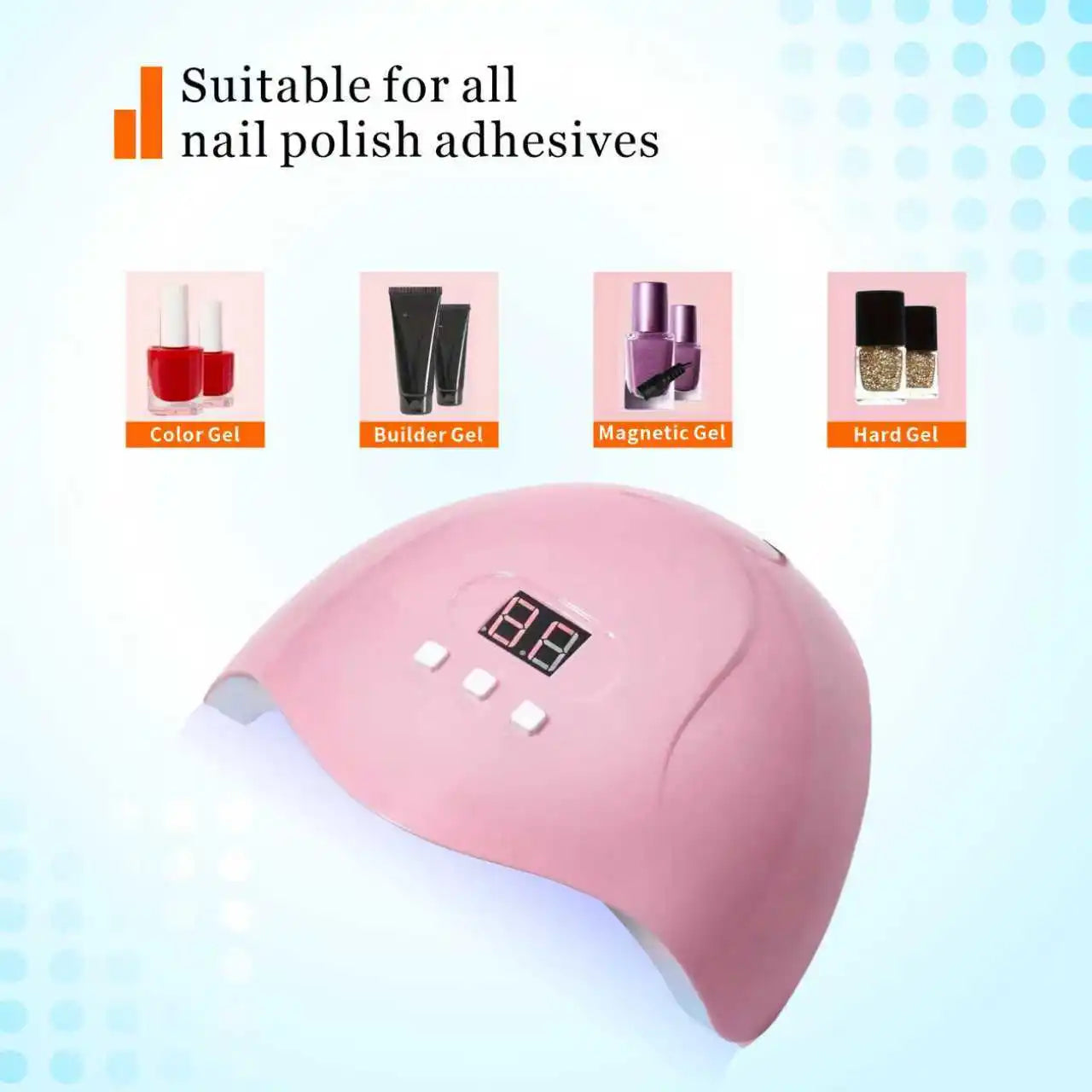 Nail lamp kit, polishing pen, nail care accessory kit, handheld pen style sanding and polishing blocks, nail tools