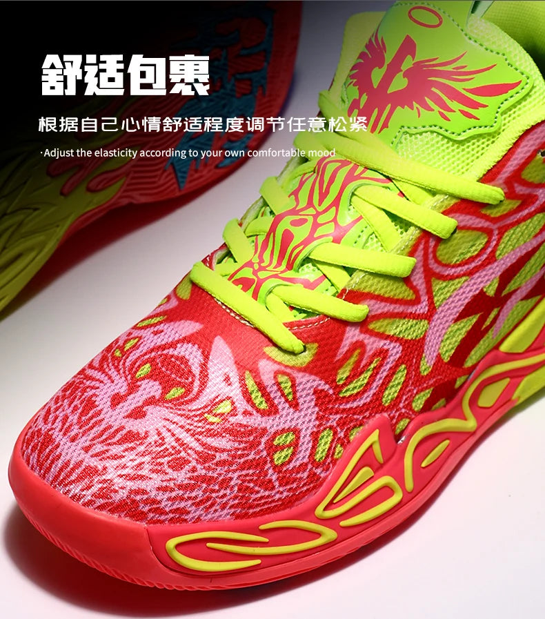 739 High Quality Mens Basketball Sneakers Breathable Cushioning Training Sports Shoes Youth Gym ForMotion Basketball Shoes 35-45