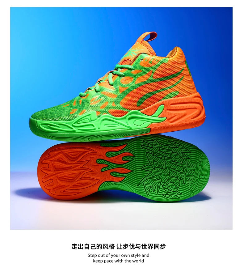 739 High Quality Mens Basketball Sneakers Breathable Cushioning Training Sports Shoes Youth Gym ForMotion Basketball Shoes 35-45
