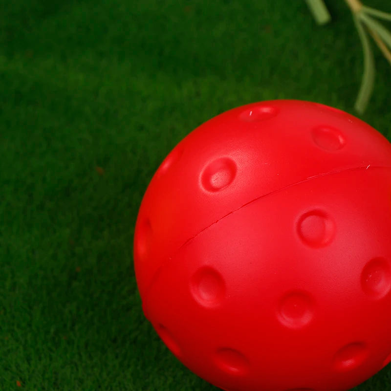 Silent & Sturdy Indoor Pickleball Balls, 1/3pcs, 74mm, PU Foam, Suitable for Practice and Tournaments