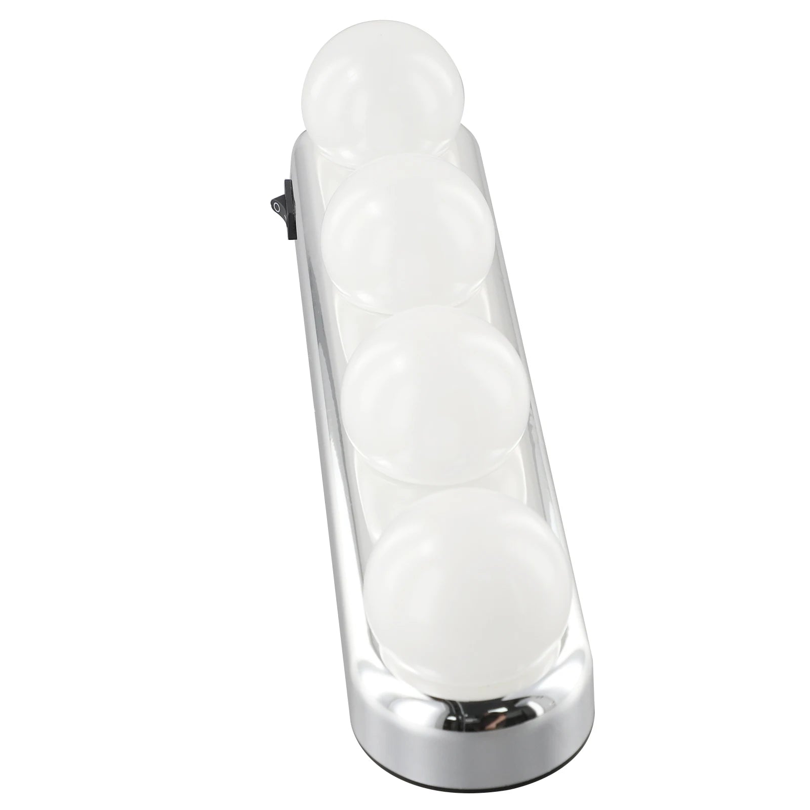 Vanity Lights For Mirror Lighted Makeup Vanity Mirror Dimmable Lights 4 LED Lamps Suction-Cup Mounting Bathroom For Tabletop