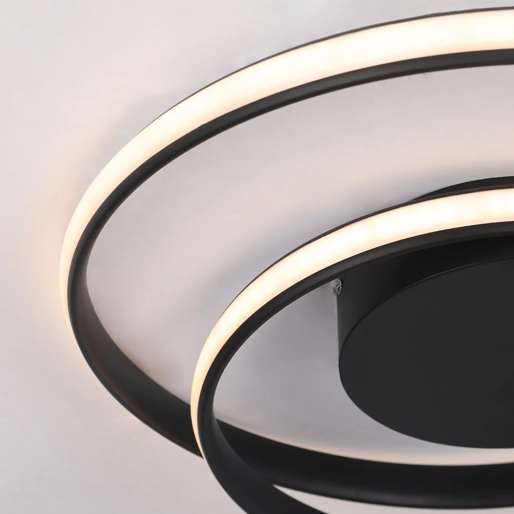 Modern Ceiling Light LED Chandelier Lamp Luminaire Living Dining Room Lighting Acrylic Surface Mounted Home Decor Indoor Fixture