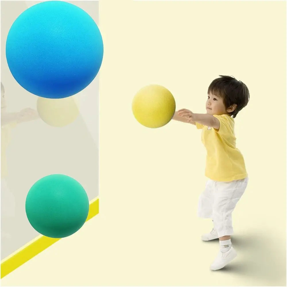 Foam Silent Basketball Easy to Grip Low Noise Bouncing Basketball Indoor Activities Squeezable Indoor Training Ball Kids