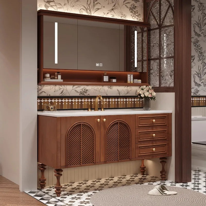 Hidden Illuminated Bathroom Cabinet Minimalist Makeup White Accessories Bathroom Cabinet Shower Caddy Mirror Armoire Furniture