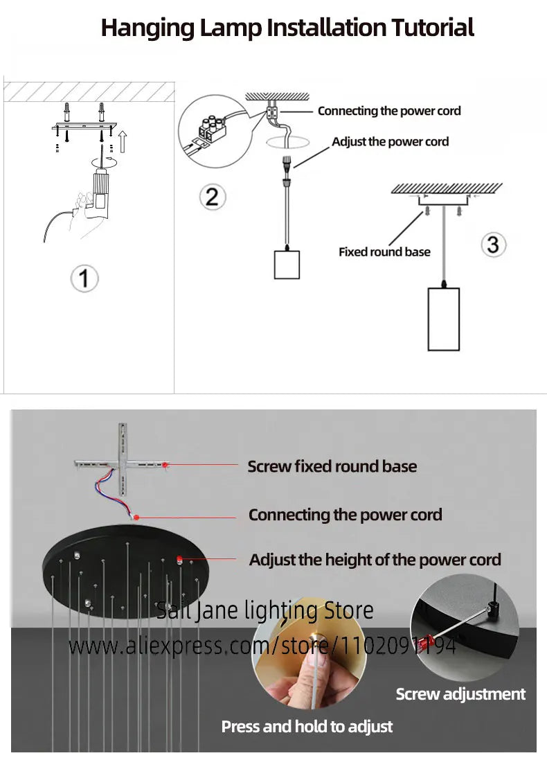 LED Attic Chandelier Villa Indoor Lighting Ceiling Pendant Modern Living Room Decorative Lamp Nordic Glossy Staircase Chandelier
