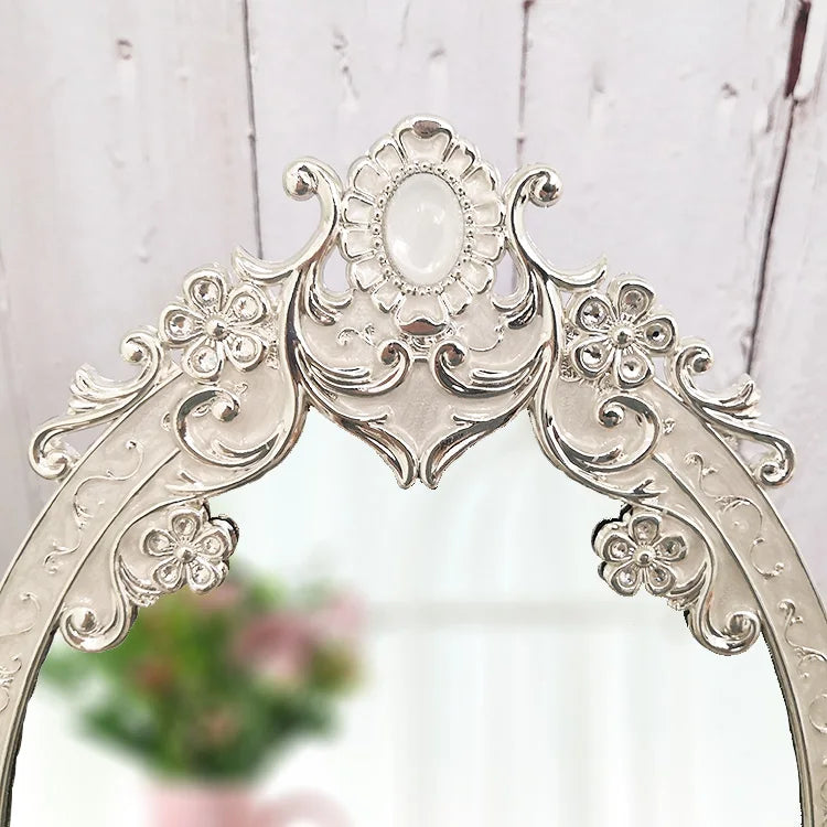 Vanity Dressing Table Mirror Creative Design Luxury Fashion Girls Standing Minimalist Mirror Interior Espelhos Room Decorations