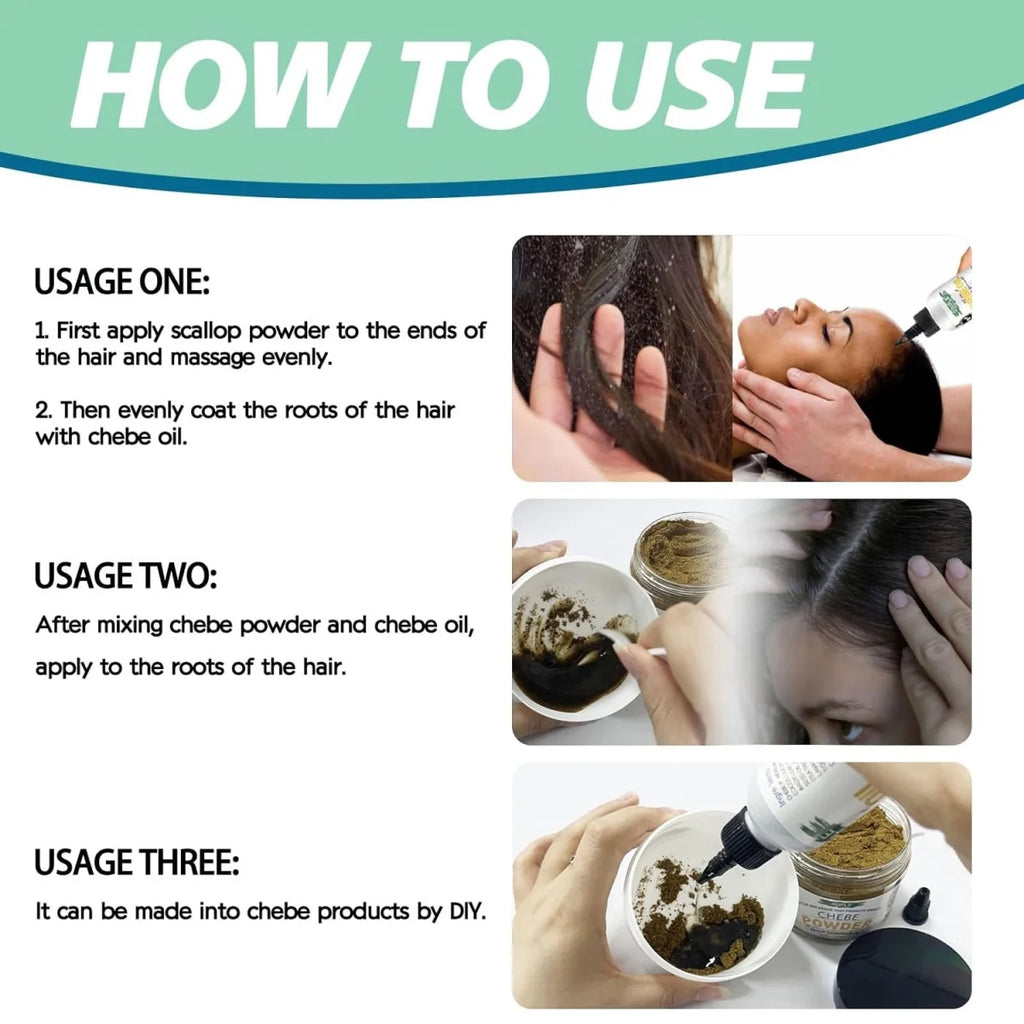 Chebe Hair Care Product Nourishing Soothing Scalp Essence Powder Moisturizer Anti-frizz Rosemary Extract Oil Smoothing Hair 5pcs