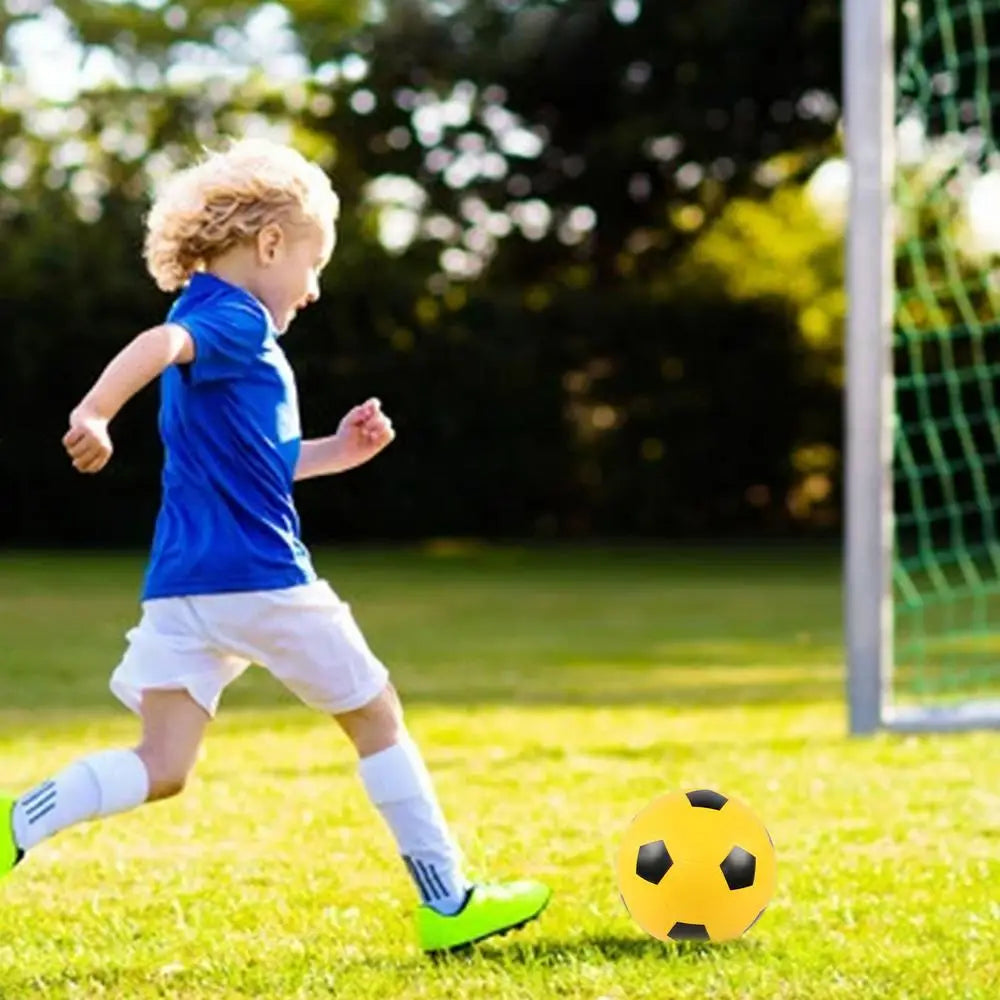 Silent Football Lightweight Low Noise Foam Soccer Ball Kids Outdoor Sports Home Training Bouncing Quiet Ball