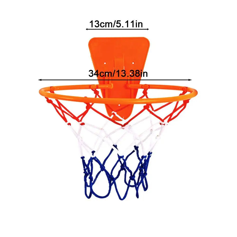 Professional Indoor Silent Basketball Rim Wall Hoop Set - Versatile Home Wall-Mounted Basketball Frame Daily Skill Training