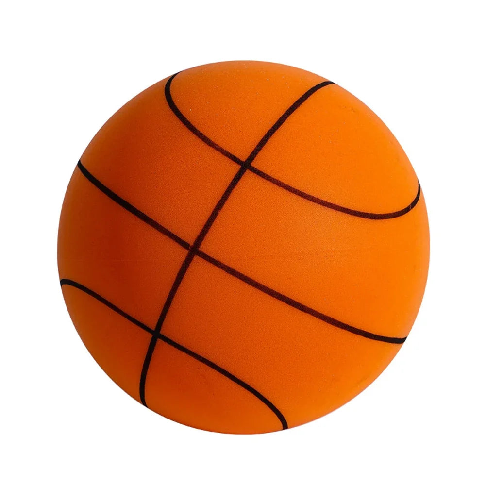 18/21/24 Solid Silent Basketball Kid Indoor Silent Sponge Elastic Little Leather Ball Lightweight 3/5/7 Inch Children Sports Toy