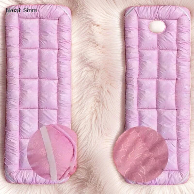 Beauty Salon Mattress Thickened Non-slip Mattress Topper Hospital Beauty Salon Massage Bed Mat Foldable Beauty Bed Pad with Hole