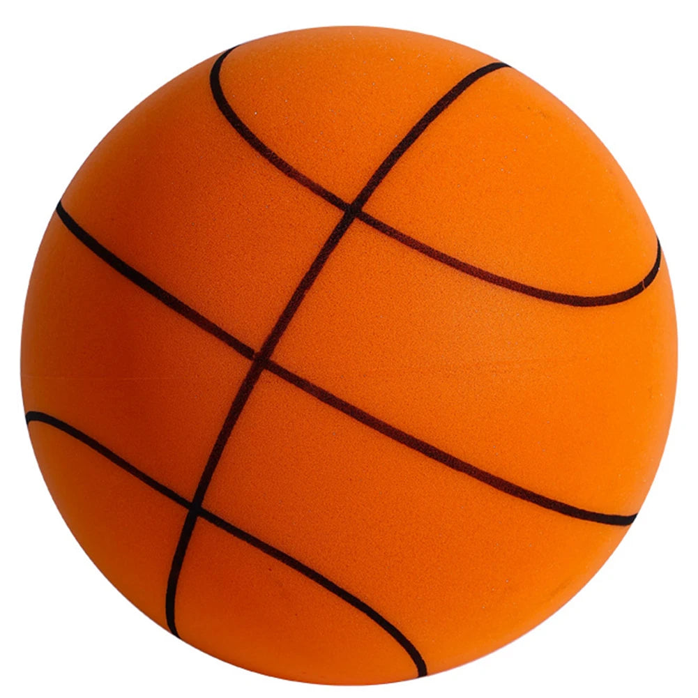 Bouncing Mute Ball 18/21/24cm Silent Foam Basketball Indoor Silent Ball Pat Basketball Silent Toddler Toys Air Bounce Basketball