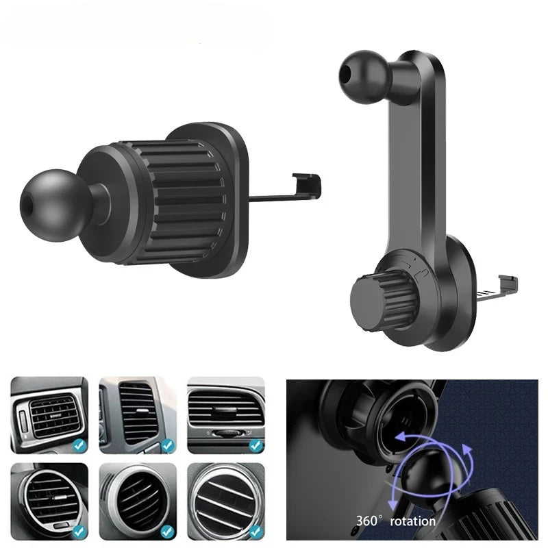 Car Phone Holder Bracket Accessories Interior Air Outlet Vent Base Gadget Universal Auto Cellphone Support Accessories