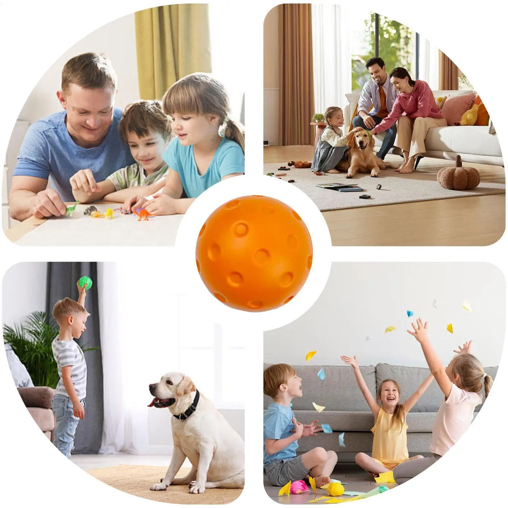 Quiet Foam Hollow Pickleballs For Indoor Outdoor Practice Pickleball Balls Bounce Silent Pickleball Practice Ball Low Noise