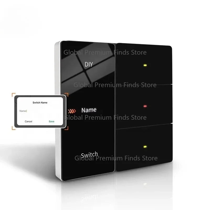 Hotel Name Lux-ury Sm-art Lighting Switch with Display Voice Control Sm-art Home Products