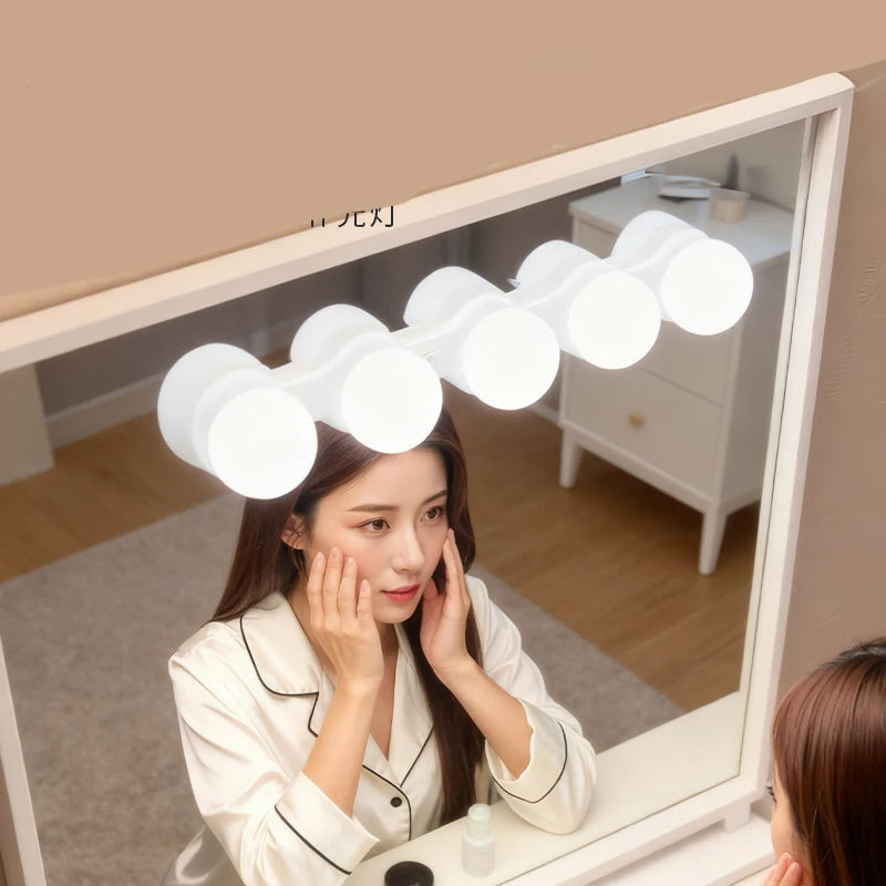 ✨LED Vanity Mirror Light, Bathroom Makeup Lamp ✨Suction Cup Portable, USB Streamer Light, Cosmetic Lamp for Bedroom Dressing