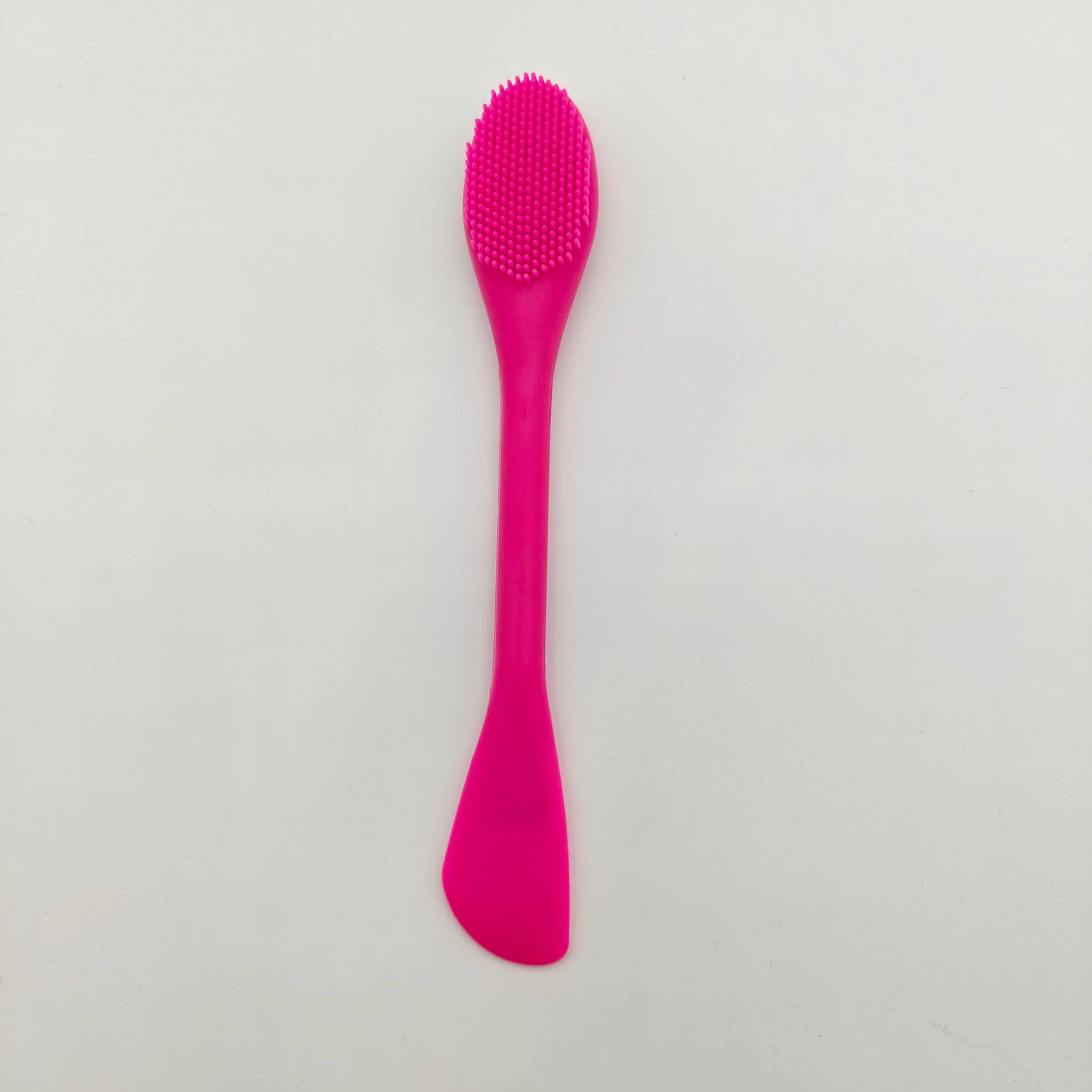 Double Head Facial Mask Brush Silicone Applicator Spoon Spatula Stirring Stick Women Skin Face Cleansing Care Home Makeup Tools