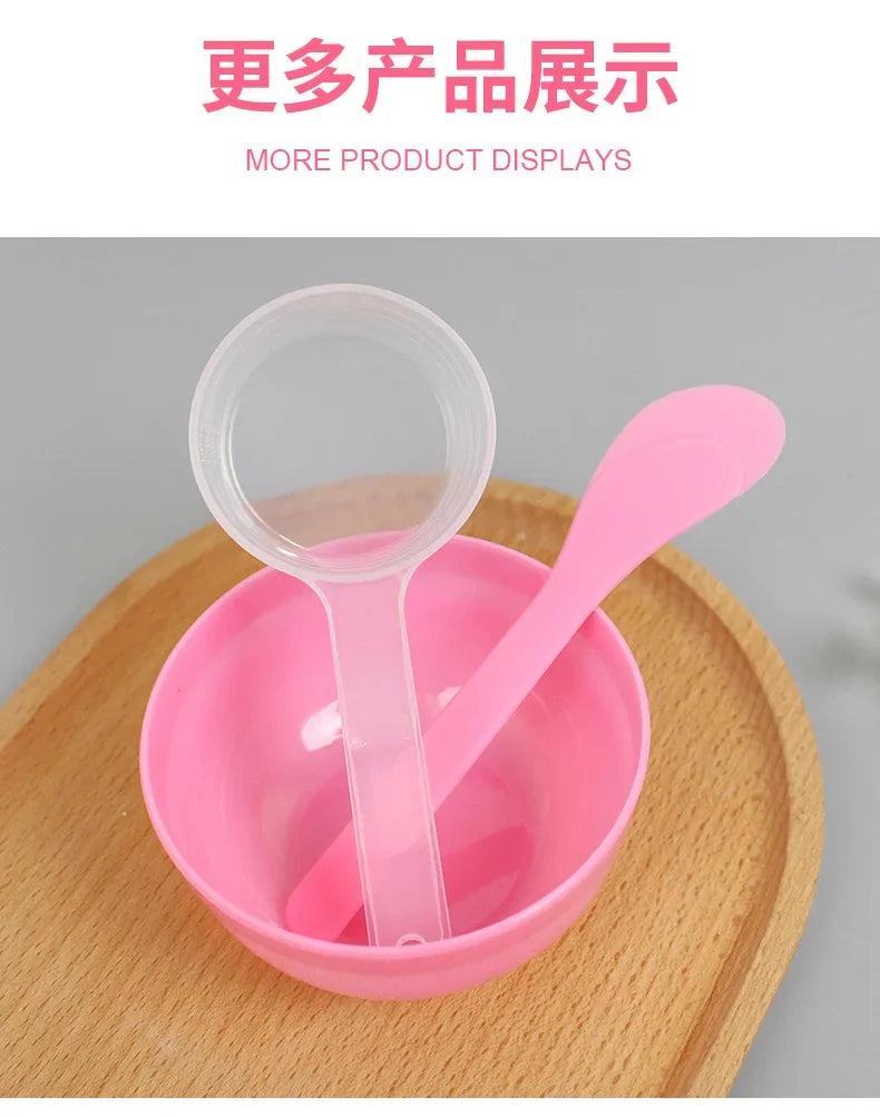 DIY Beauty Tools Skin Care Mask Brush 3pcs/set Facial Brush Mask Bowl Spoon Set Mixing Tools Mixing Beauty Cosmetic Tools