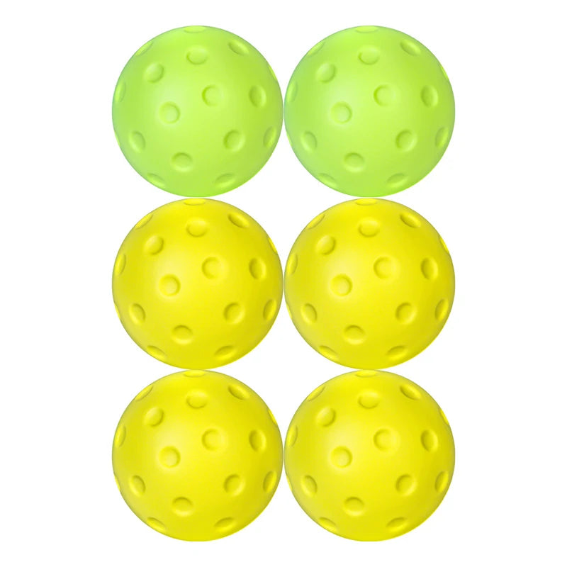 Silent & Sturdy Indoor Pickleball Balls, 1/3pcs, 74mm, PU Foam, Suitable for Practice and Tournaments