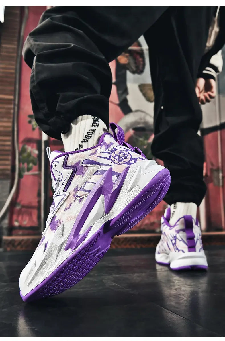 Flying Weave Breathable Basketball Shoes, Soft And Comfortable, Thickened Shock-absorbing Sole, Durable For Daily Sports Outdoor