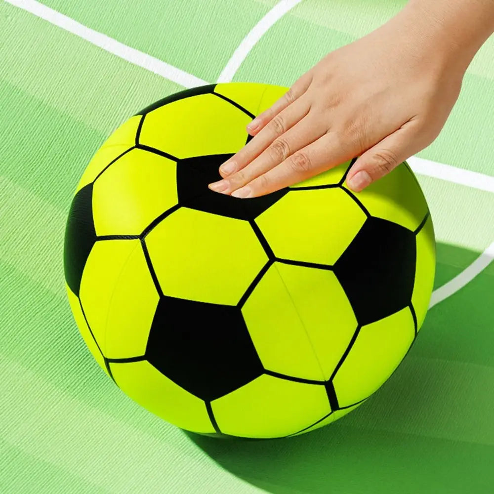 High-Elastic Silent Football Easy to Grip Lightweight Low Noise Foam Soccer Ball 21/24CM Squeezable Indoor Training Ball