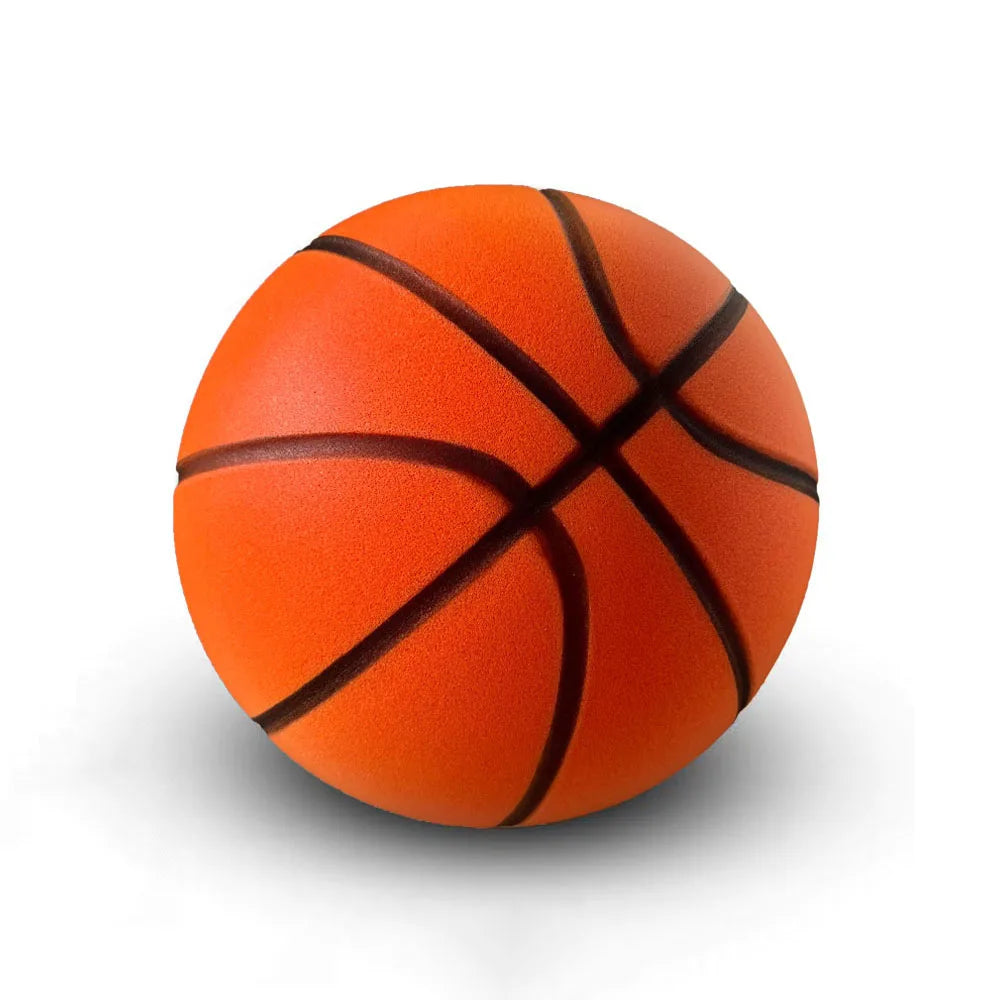 Silent Basketball 2024 Upgraded Airless Basketball Quiet Bounce Dunk Basketball Foam Basketball Dribbling Indoor Silent BallGift