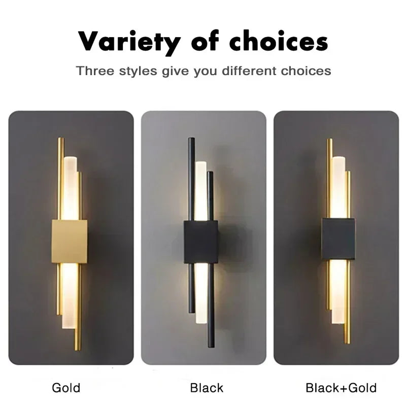 Led Wall Lamp Indoor Lighting Bathroom Wall Sconces Light Fixture Living Room Corridor Bedroom Decoration Nordic Wall Lights