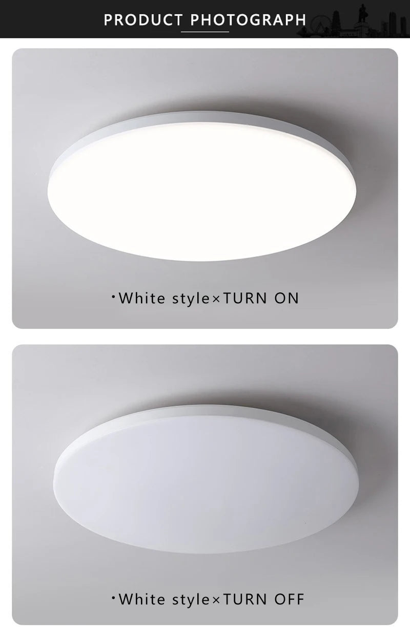 Modern LED Ceiling Light Waterproof Dustproof Three Proof Light Kitchen Bedroom Bathroom Living Room Indoor Home Ceiling Lamp