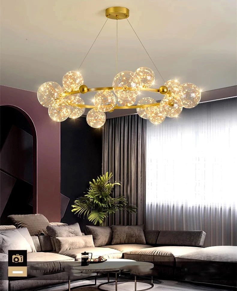 Modern home decor led lights pendant light lamps for living room Chandeliers for dining room hanging light indoor lighting