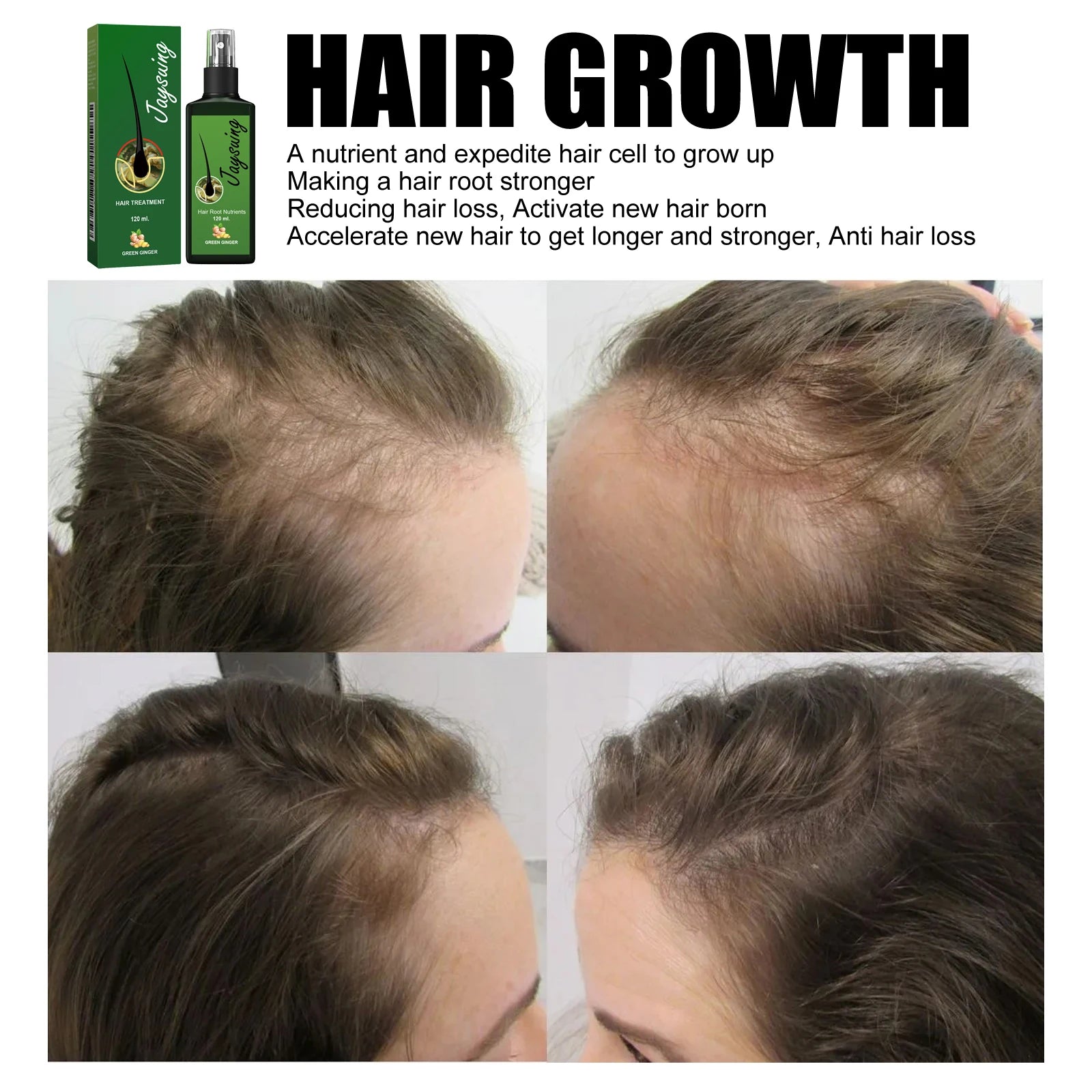 Hair care serum, gently nourishing, massages the scalp, moisturizes and smooths hair, hair care spray
