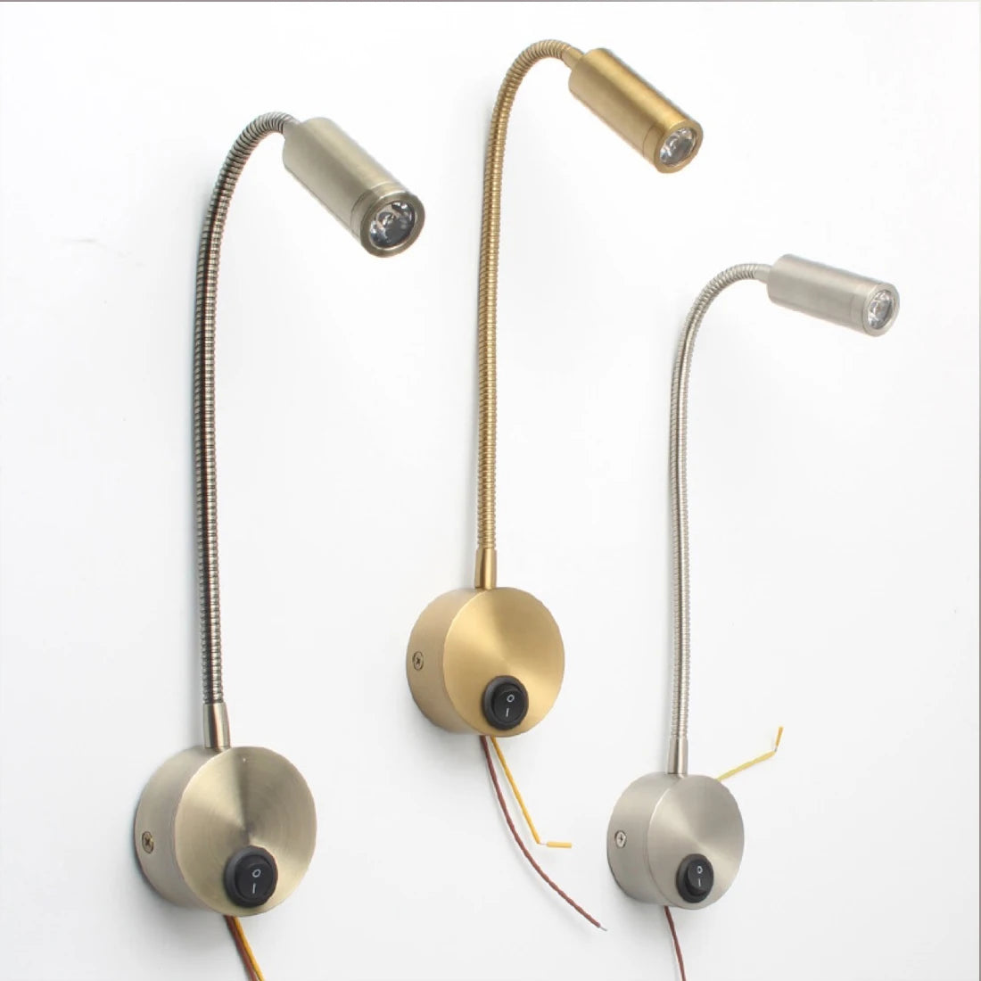 LED Tube Spotlight Indoor Hotel Room Bedside Bedroom Reading Light Counter Universal Work Wall Light