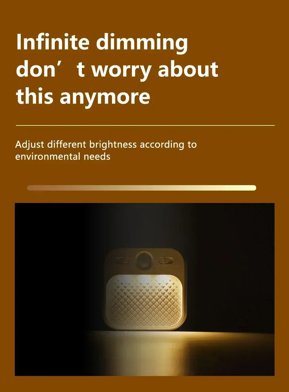1-4 Pack Motion Sensor LED Night Light Rechargeable Stick-on Magnet Night Lamp for Bedroom Stairs Cabinet Hallway Kitchen Lights