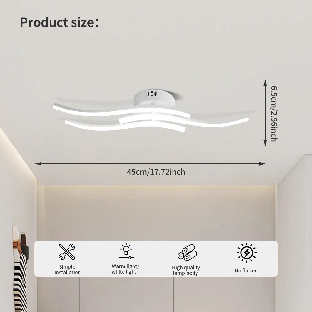 LED Ceiling Ceiling Ceiling Light, Dimming Light, Living Room, Bedroom, Dining Room, Corridor, Indoor Home Decoration Lighting