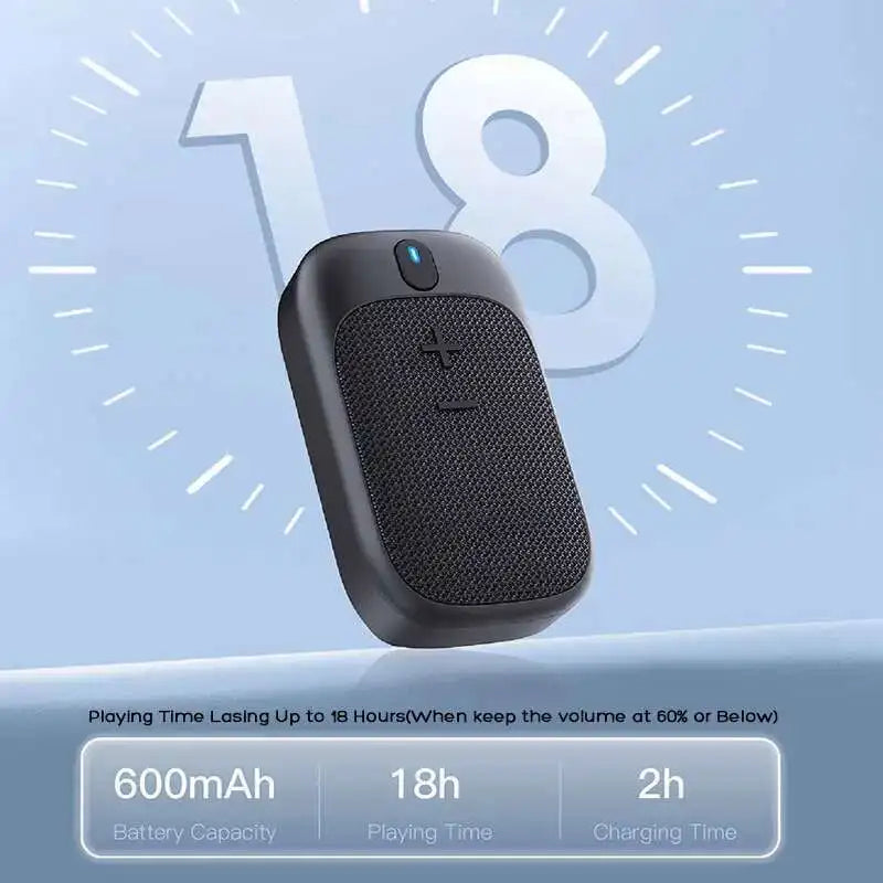 New Wearable Waterproof Bluetooth Speaker, Outdoor Cycling Speaker, Portable Bluetooth Calling Speaker With Magnetic Bracket