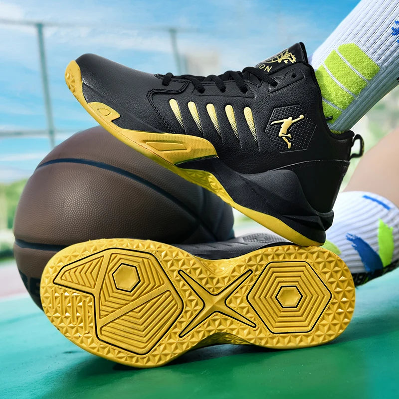 Outdoor Soft Men's Basketball Shoes Comfortable Breathable Man Sneakers Fashion Lightweight Male Cushioning Non-slip Sport Shoes